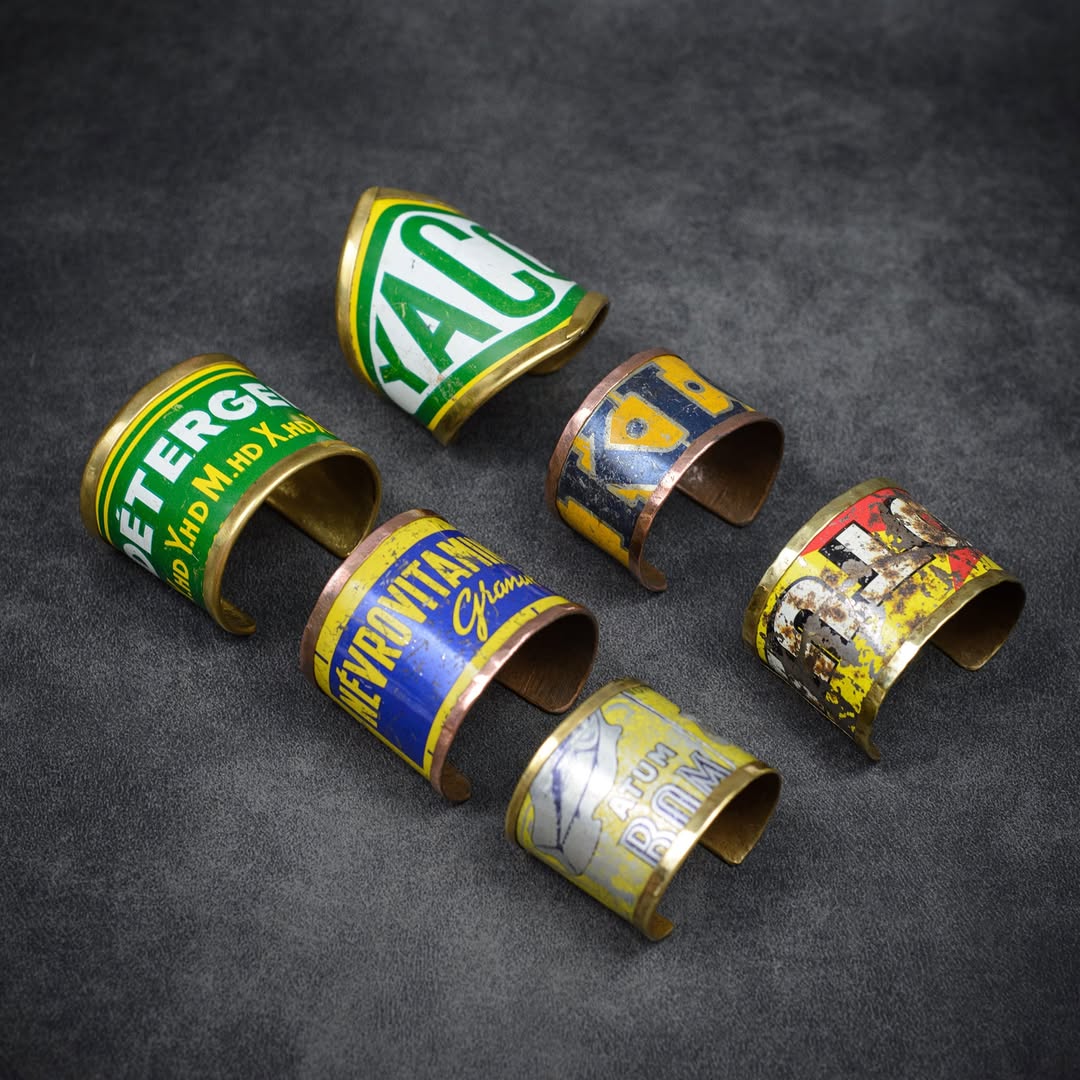 bracelet en boite métallique recyclé