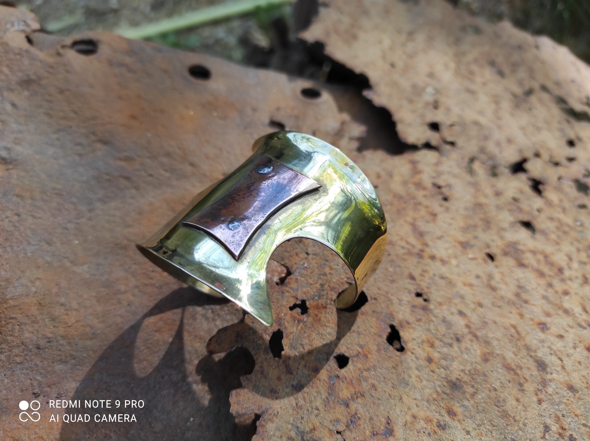 Brass and Copper Bracelet