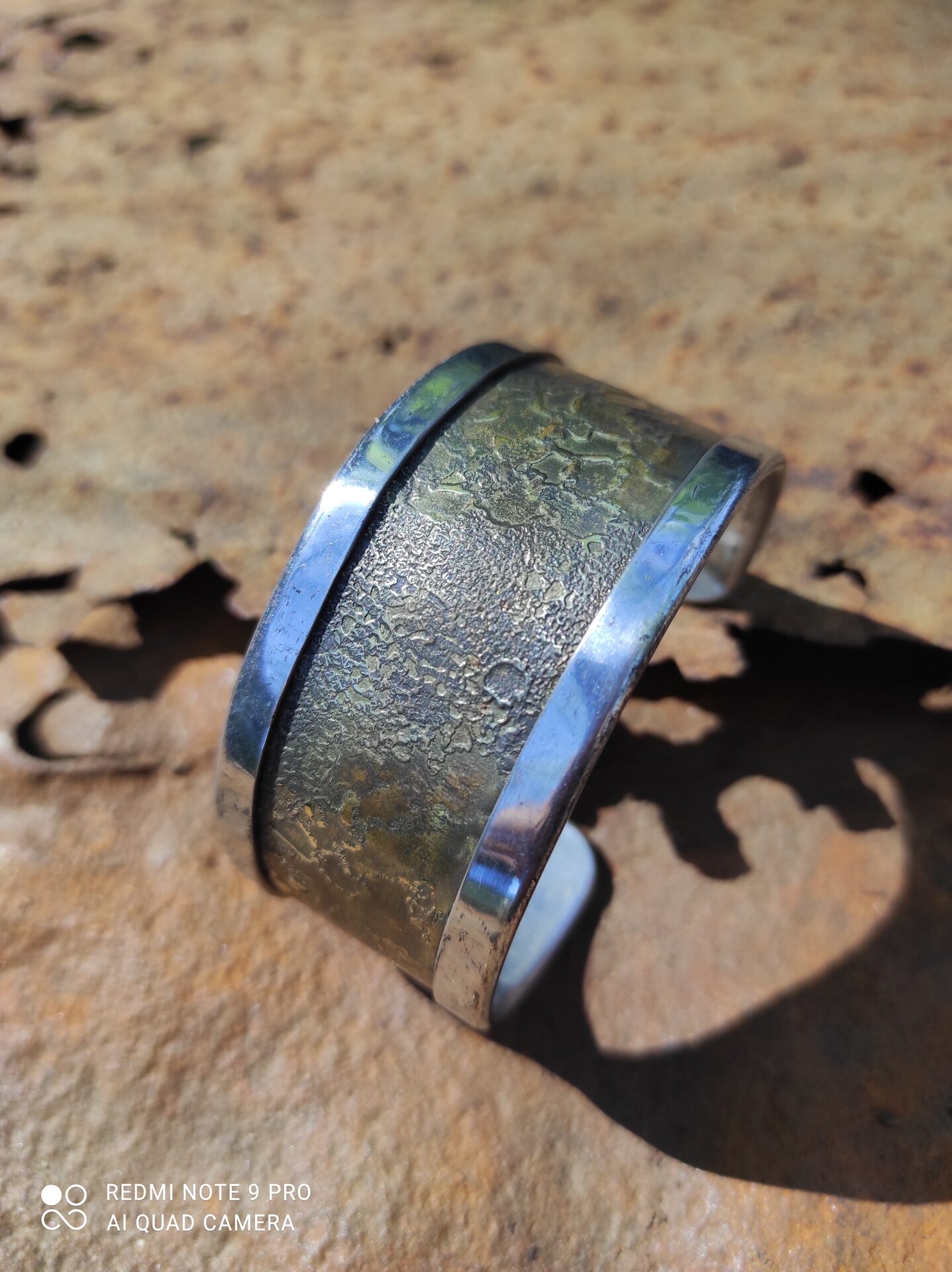 Iridescent Aluminum and Brass Bracelet — 3