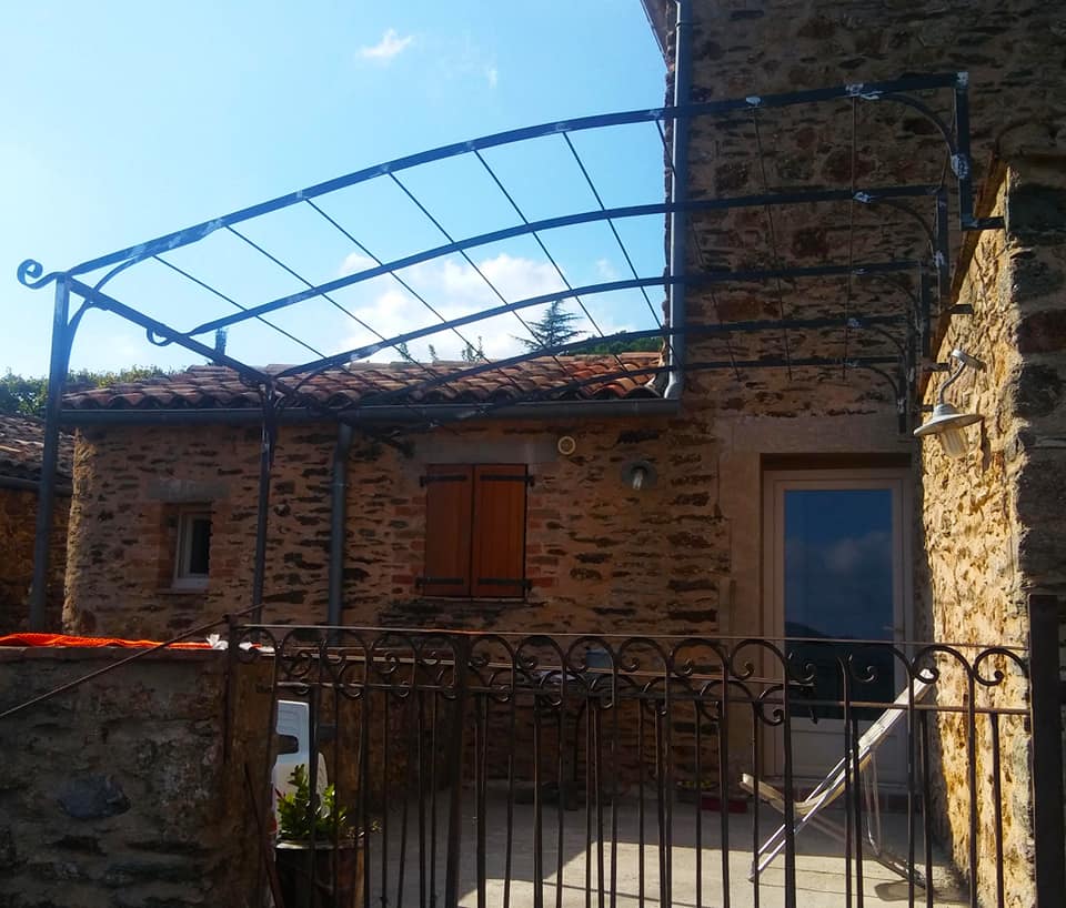 Wrought Iron Pergola — 4