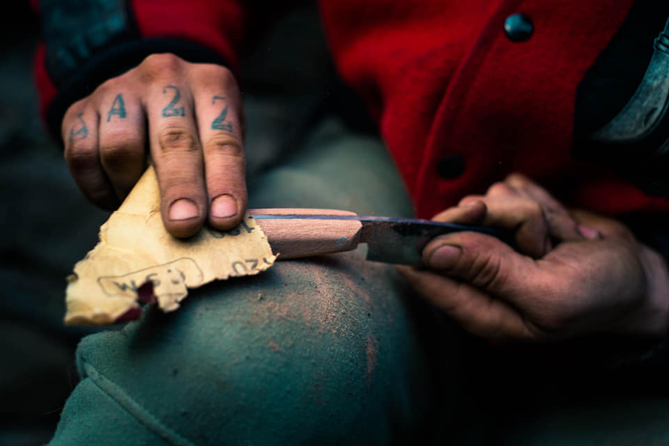 sanding the handle (finishing) part 2